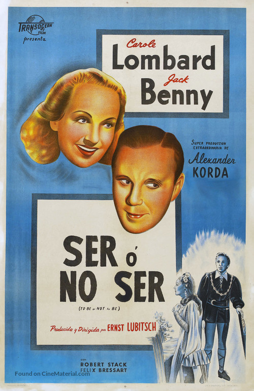 To Be or Not to Be - Argentinian Movie Poster