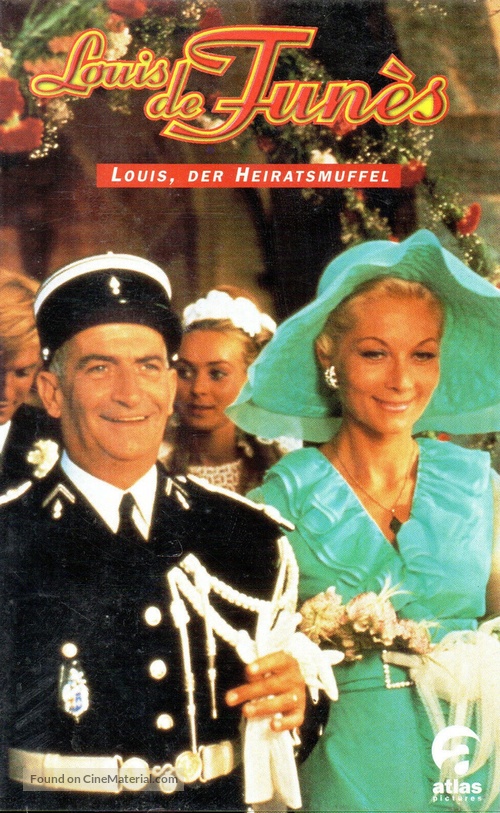 Le gendarme se marie - German VHS movie cover