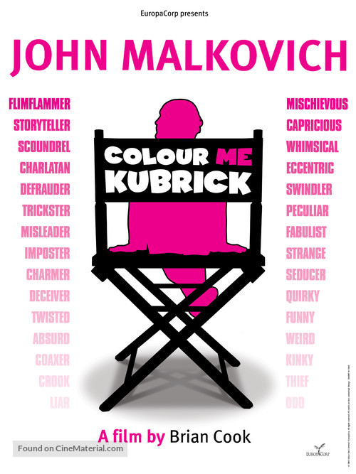 Colour Me Kubrick: A True...ish Story - Movie Poster