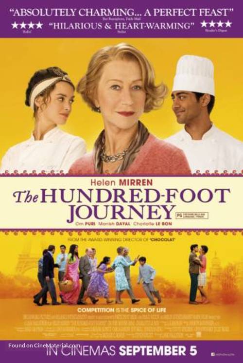 The Hundred-Foot Journey - British Movie Poster