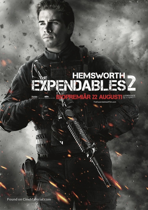 The Expendables 2 - Swedish Movie Poster