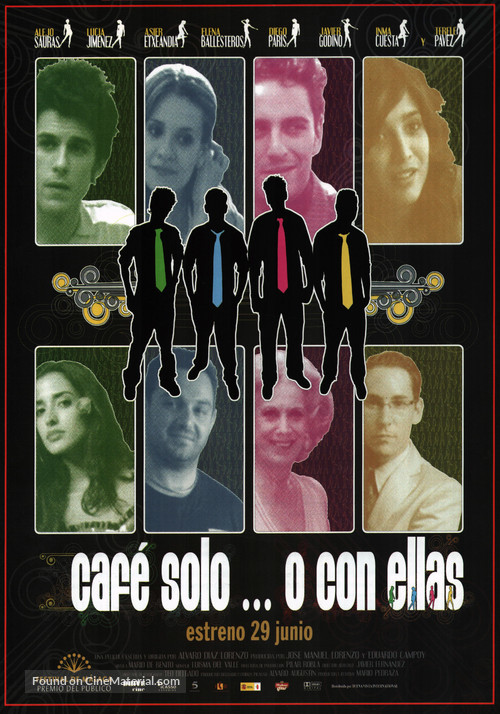 Caf&egrave; solo o con ellas - Spanish Movie Poster