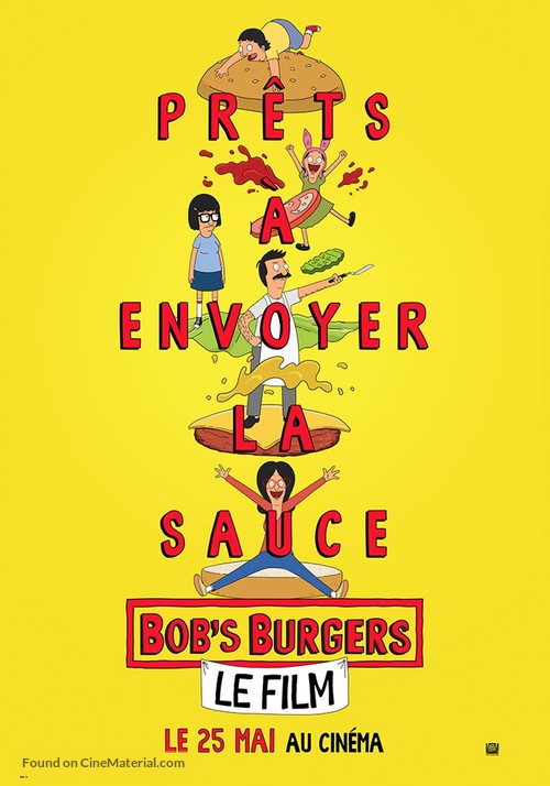 The Bob&#039;s Burgers Movie - French Movie Poster