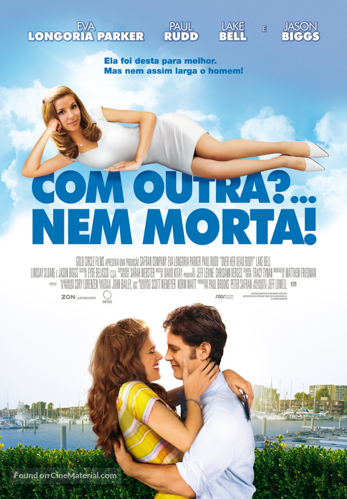 Over Her Dead Body - Portuguese Movie Poster