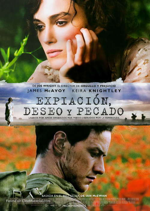 Atonement - Mexican Movie Poster