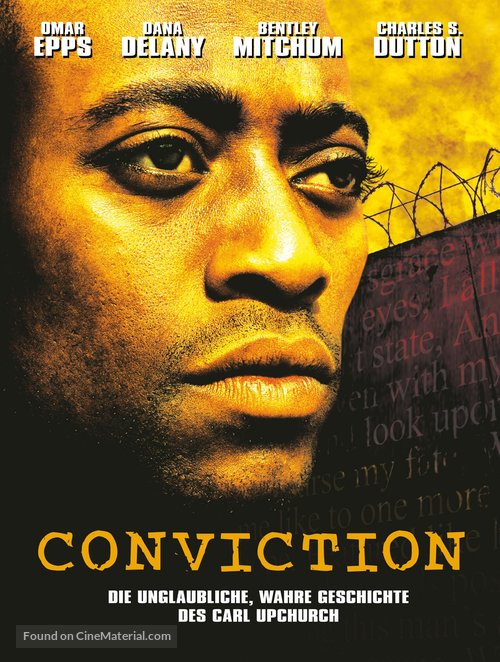 Conviction - German DVD movie cover