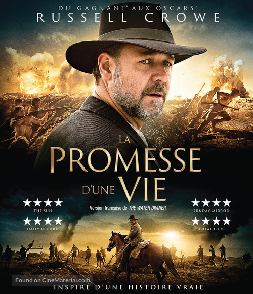 The Water Diviner - Canadian Blu-Ray movie cover