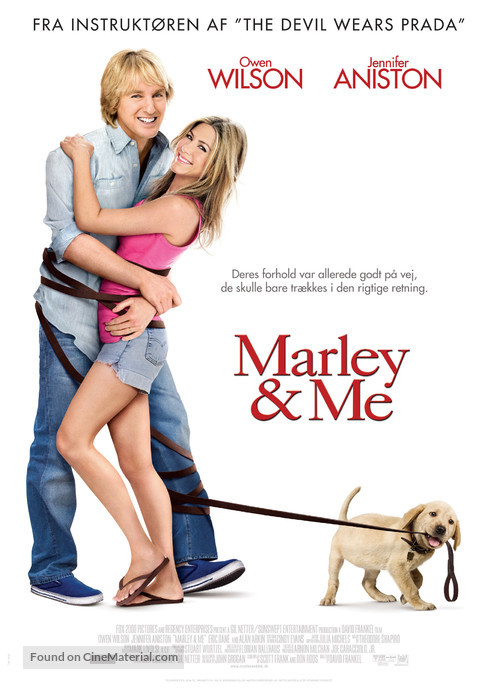 Marley &amp; Me - Danish Movie Poster