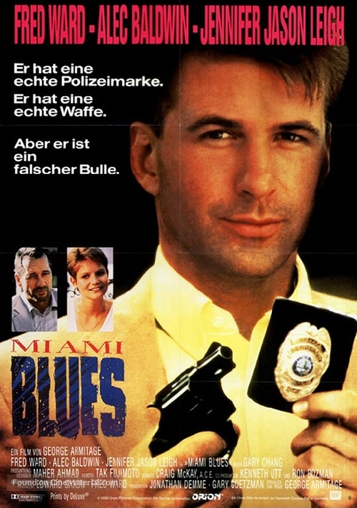Miami Blues - German Movie Poster
