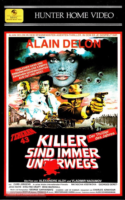 Tegeran-43 - German VHS movie cover