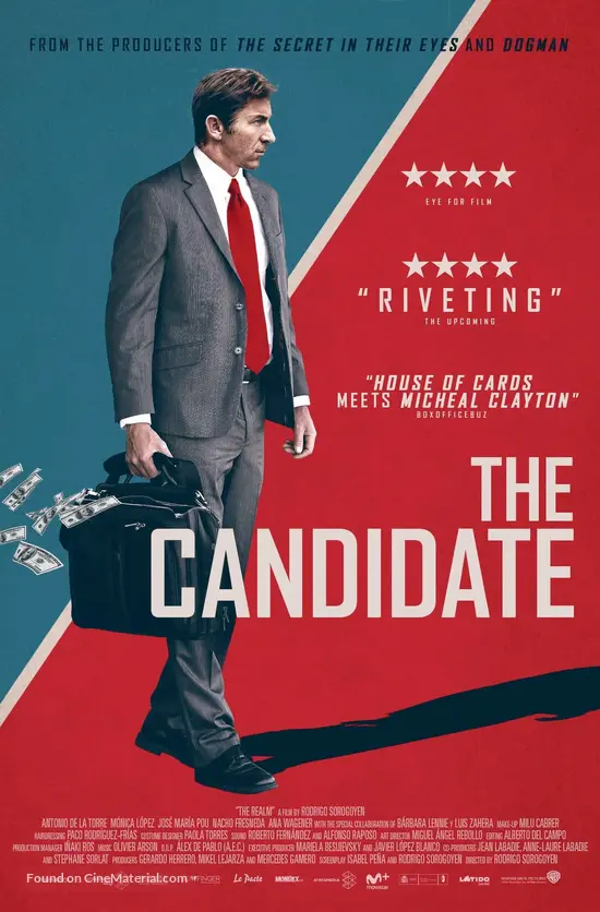 Image: https://media-cache.cinematerial.com/p/500x/sgc3pg22/el-reino-british-movie-poster.jpg?v=1563151451 El reino 2018 British movie poster