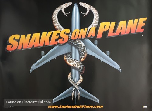 Snakes on a Plane - British Movie Poster