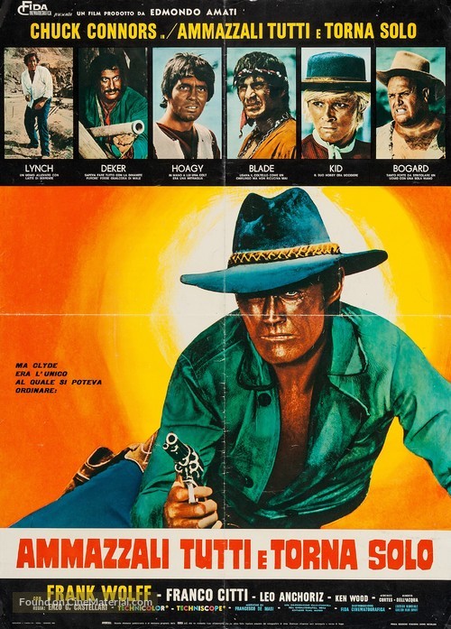 Ammazzali tutti e torna solo - Italian Movie Poster