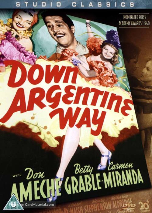 Down Argentine Way - British DVD movie cover