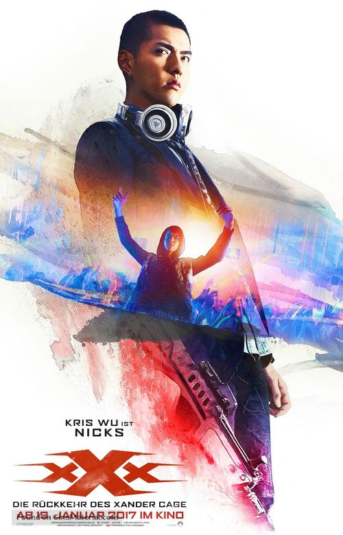 xXx: Return of Xander Cage - German Movie Poster