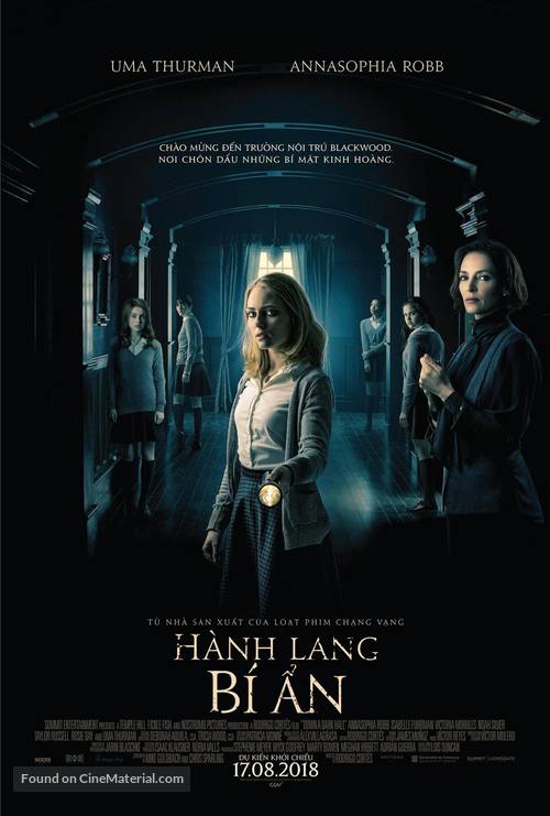 Down a Dark Hall - Vietnamese Movie Poster