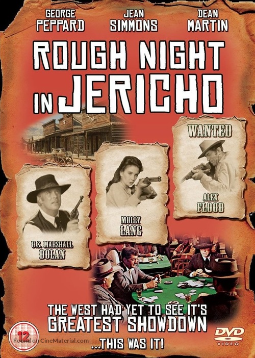 Rough Night in Jericho - British DVD movie cover