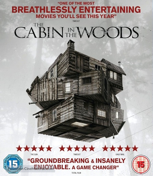 The Cabin in the Woods - British Blu-Ray movie cover