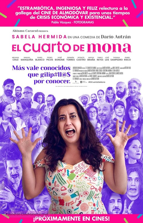 El cuarto de Mona - Spanish Movie Poster