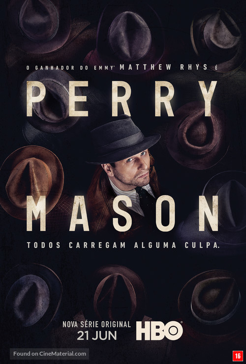 &quot;Perry Mason&quot; - Brazilian Movie Poster