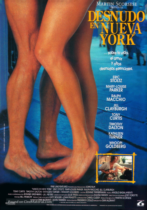Naked in New York - Spanish Movie Poster