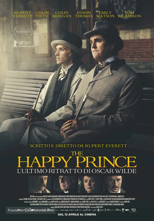 The Happy Prince - Italian Movie Poster