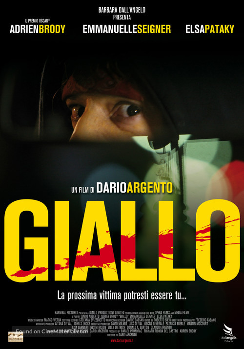 Giallo - Italian Movie Poster
