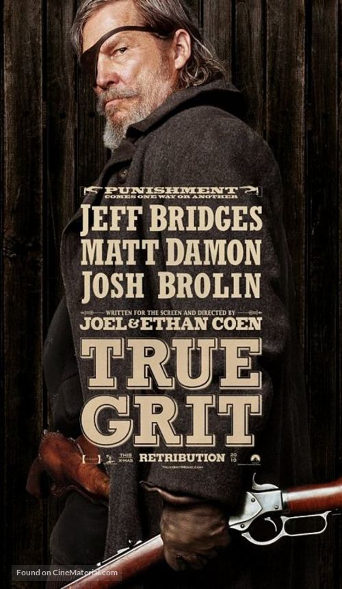 True Grit - British Movie Poster