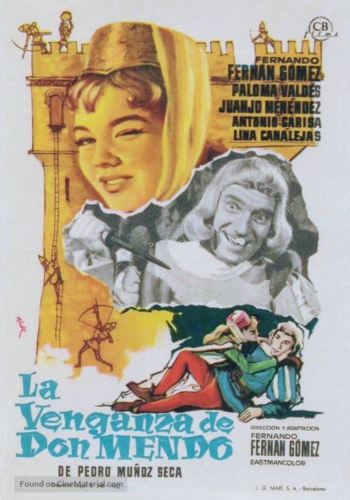 Venganza de Don Mendo, La - Spanish Movie Poster