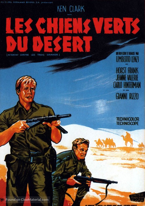 Attentato ai tre grandi - French Movie Poster