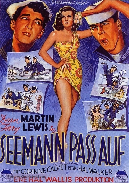 Sailor Beware - German Movie Poster