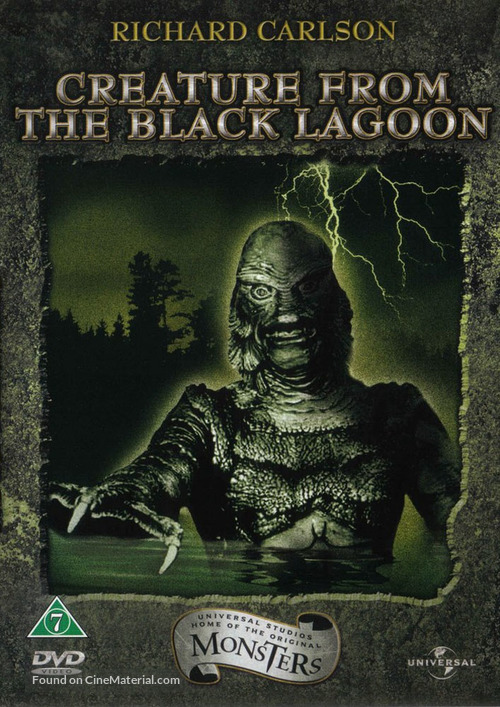 Creature from the Black Lagoon - Danish DVD movie cover