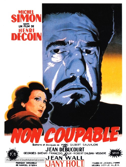 Non coupable - French Movie Poster