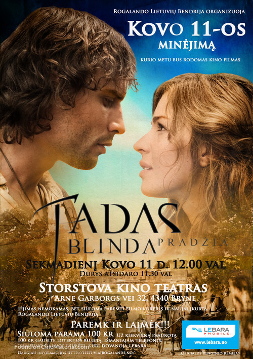 Tadas Blinda. Pradzia - Norwegian Movie Poster