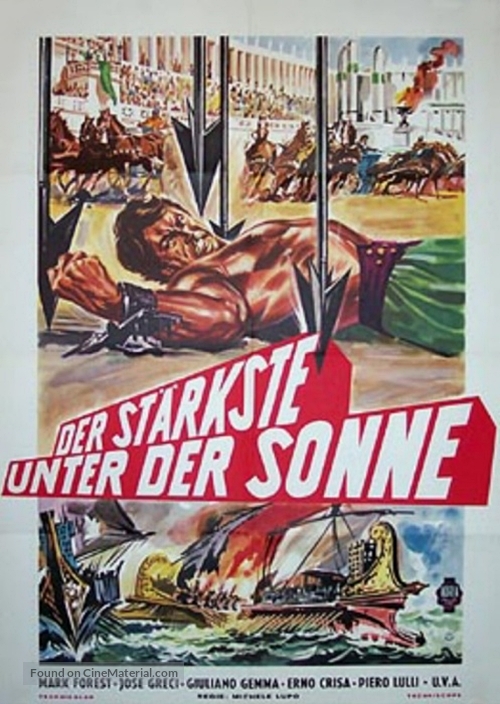 Maciste, l&#039;eroe pi&ugrave; grande del mondo - German Movie Poster