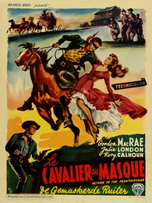 Return of the Frontiersman - Belgian Movie Poster