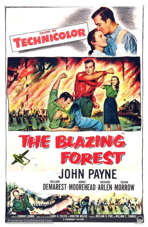 The Blazing Forest - Movie Poster