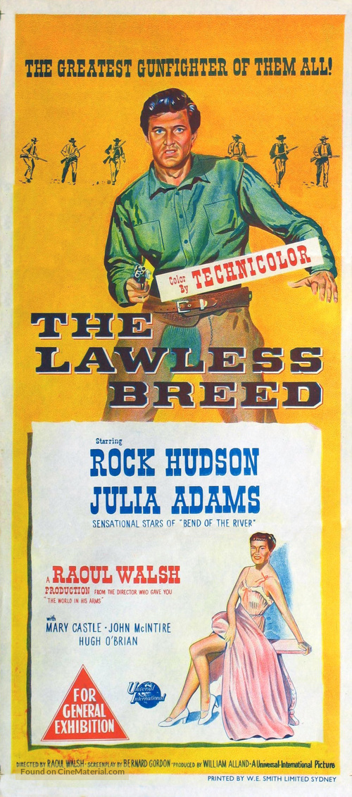 The Lawless Breed - Australian Movie Poster