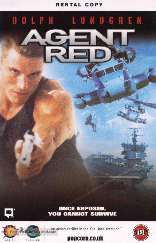 Agent Red - British DVD movie cover