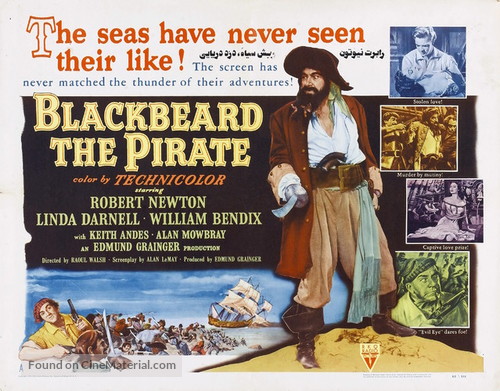 Blackbeard, the Pirate - Movie Poster