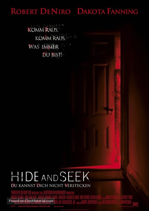 Hide And Seek - German Movie Poster