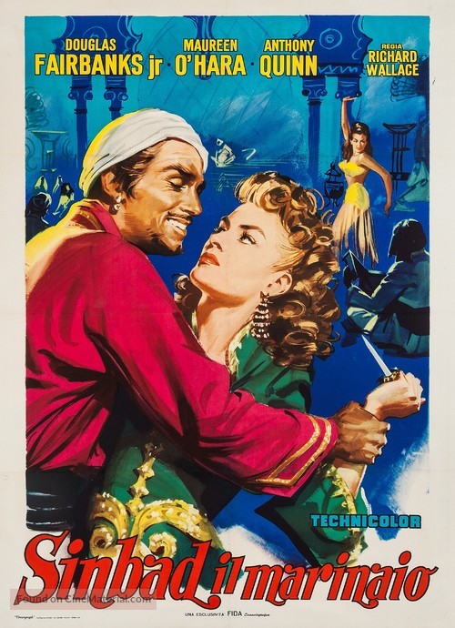 Sinbad the Sailor - Italian Movie Poster