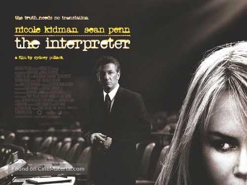 The Interpreter - British Movie Poster