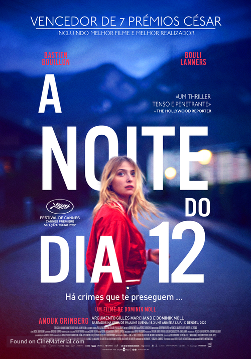 La nuit du 12 - Portuguese Movie Poster