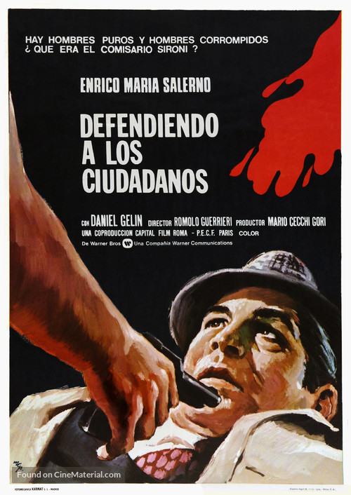 La polizia &egrave; al servizio del cittadino? - Spanish Movie Poster