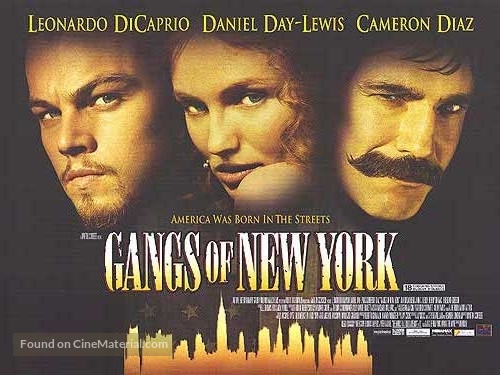 Gangs Of New York - British Movie Poster