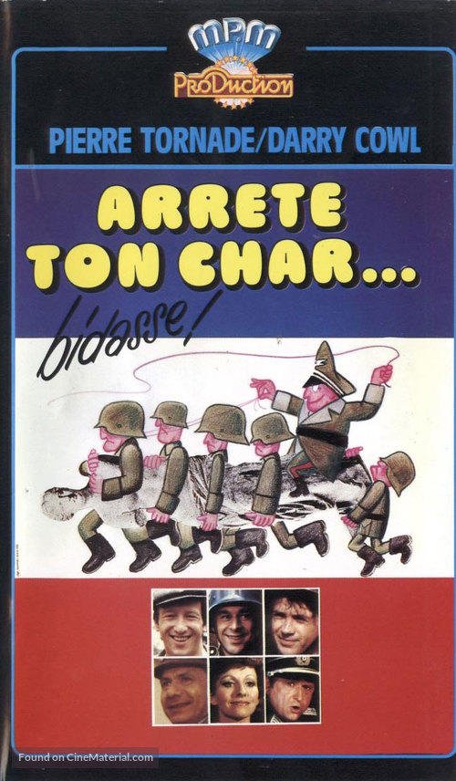 Arr&ecirc;te ton char... bidasse! - French VHS movie cover