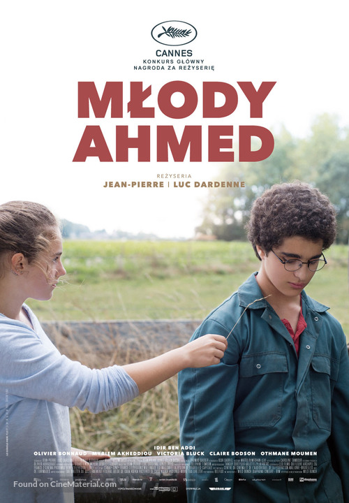 Le jeune Ahmed - Polish Movie Poster