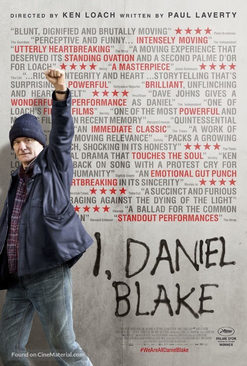 I, Daniel Blake - British Movie Poster