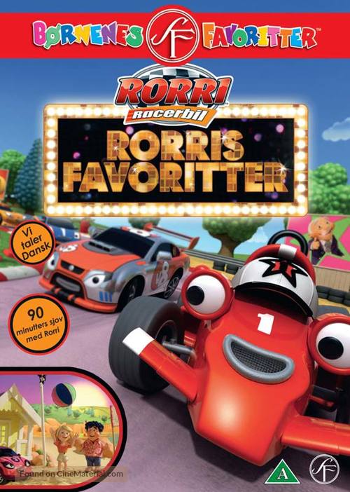 &quot;Roary the Racing Car&quot; - Danish DVD movie cover
